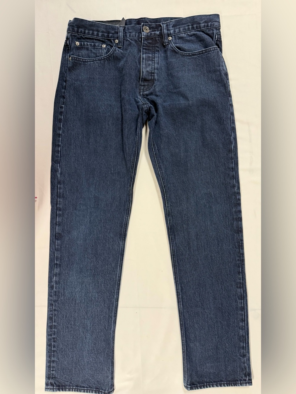 Armani Exchange J33 Straight Jeans Mens 33 Dark Wash Button Fly